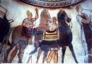 Thracian warrior with horses. Kazanlak Thracian tumulus ©  Pandion Wild Tours